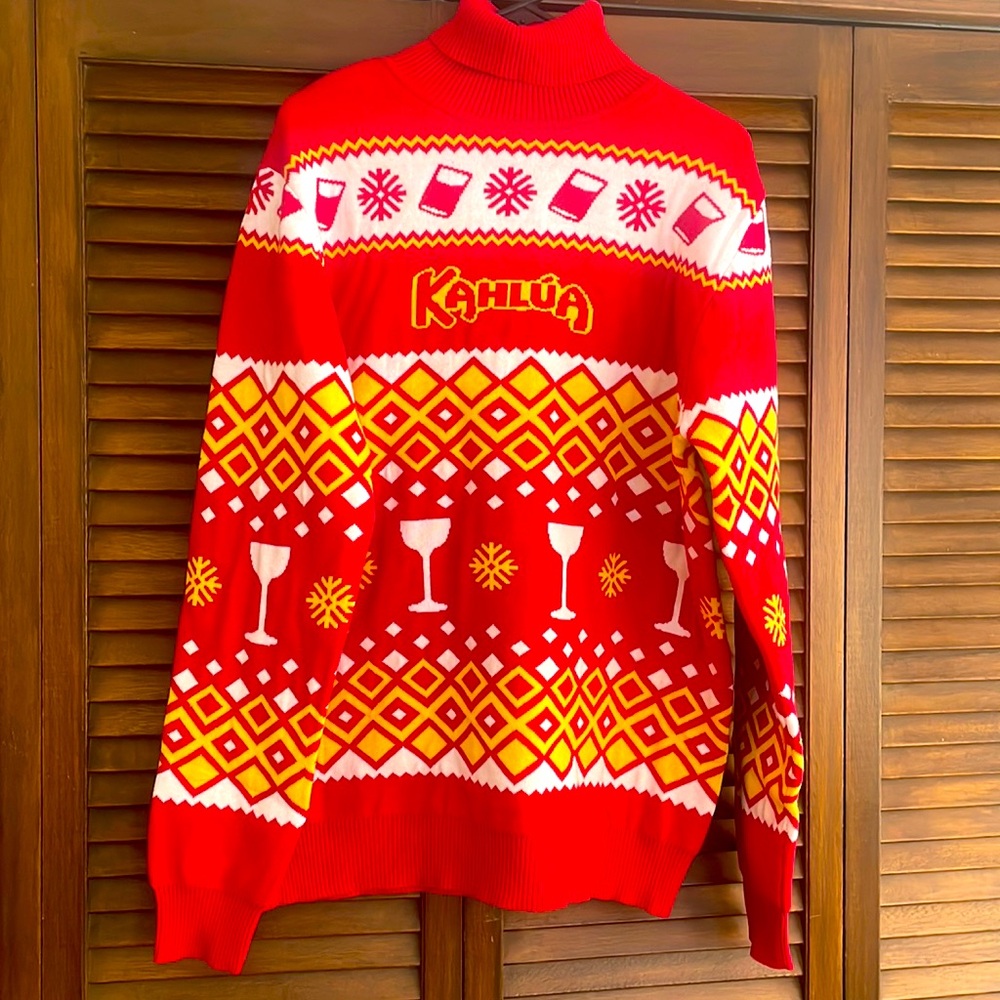 Kahula turtle neck Christmas sweater.